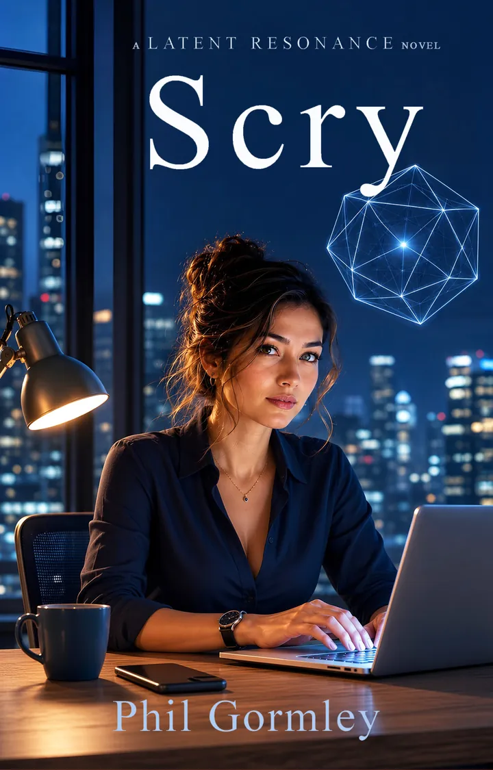 Cover of Scry, a Latent Resonance novel by Phil Gormley